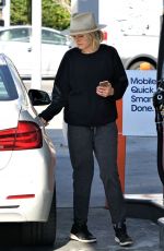 MALIN AKERMAN at a Gas Station and Out Shopping in Los Angeles 12/31/2018