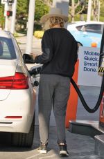 MALIN AKERMAN at a Gas Station and Out Shopping in Los Angeles 12/31/2018