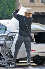 MALIN AKERMAN at a Gas Station and Out Shopping in Los Angeles 12/31/2018