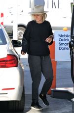 MALIN AKERMAN at a Gas Station and Out Shopping in Los Angeles 12/31/2018