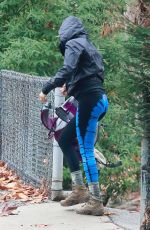 MALIN AKERMAN Out Hiking at Griffith Park in Los Angeles 01/15/2019