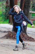 MALIN AKERMAN Out Hiking at Griffith Park in Los Angeles 01/15/2019