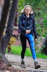 MALIN AKERMAN Out Hiking at Griffith Park in Los Angeles 01/15/2019