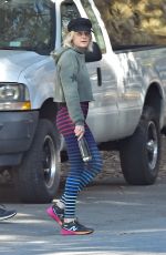 MALIN AKERMAN Out Hiking in Los Angeles 01/03/2019