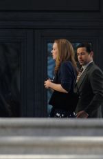 MANDY MORE on the Set of This is Us in Pasadena 01/09/2019