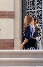 MANDY MORE on the Set of This is Us in Pasadena 01/09/2019