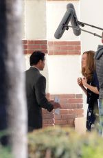 MANDY MORE on the Set of This is Us in Pasadena 01/09/2019