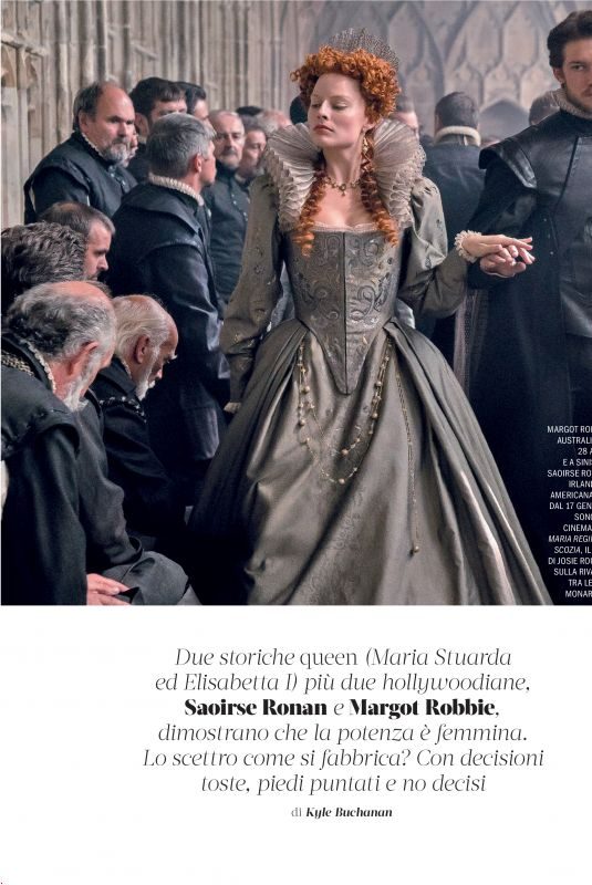 MARGOT ROBBIE and SAOIRSE RONAN in Marie Claire Magazine, Italy February 2019