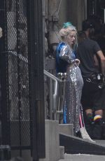 MARGOT ROBBIE on the Set of Birds of Prey in Los Angeles 01/28/2019