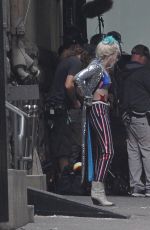 MARGOT ROBBIE on the Set of Birds of Prey in Los Angeles 01/28/2019