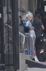 MARGOT ROBBIE on the Set of Birds of Prey in Los Angeles 01/28/2019