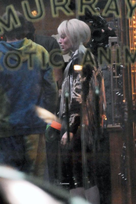 MARGOT ROBBIE on the Set of Birds of Prey in Los Angeles 01/29/2019
