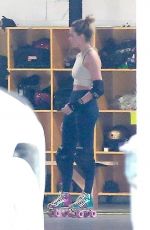 MARGOT ROBBIE Roller Skating in Los Angeles 01/13/2019