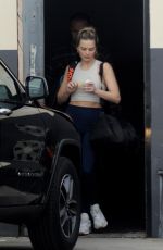 MARGOT ROBBIE Training for Birds of Prey at a Gym in Los Angeles 01/13/2019