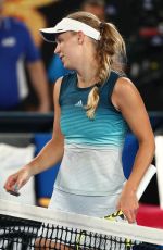 MARIA SHARAPOVA and CAROLINE WOZNIACKI at 2019 Australian Open at Melbourne Park 01/18/2019
