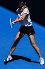 MARIA SHARAPOVA at 2019 Australian Open Practice Session in Melbourne 01/11/2019