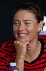 MARIA SHARAPOVA at 2019 Australian Open Press Conference in Melbourne 01/14/2019