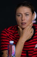 MARIA SHARAPOVA at 2019 Australian Open Press Conference in Melbourne 01/14/2019