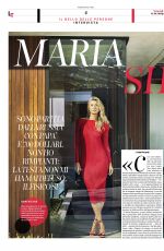 MARIA SHARAPOVA in Corriere Della Sera Liberi Tutti, January 2019