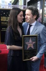 MARIA VALVERDE at Gustavo Dudamel Honored with a Star on the Walk of Fame Ceremony 01/22/2019