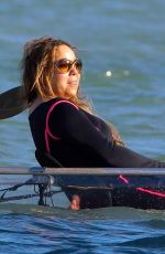 MARIAH CAREY in Wesuit in St. Barts 01/03/2019