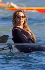 MARIAH CAREY in Wesuit in St. Barts 01/03/2019