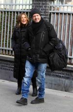 MARISKA HARGITAY on the Set of Law and Order: SVU in New York 01/28/2019