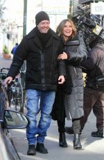 MARISKA HARGITAY on the Set of Law and Order: SVU in New York 01/28/2019