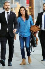 MAURA TIERNEY Arrives at Jimmy Kimmel Live in Los Angeles 01/09/2019