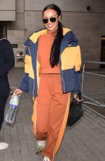 MAYA JAMA Leaves BBC Radio 1 in London 01/26/2019