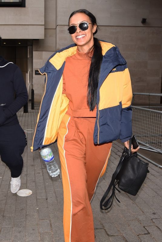 MAYA JAMA Leaves BBC Radio 1 in London 01/26/2019