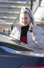 MEGAN BARTON HANSON Leaves Her Home in London 01/28/2019