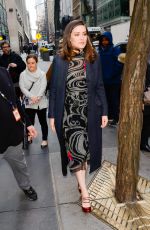 MEGAN BOONE Arrives at Today Show in New York 01/09/2019