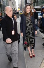 MEGAN BOONE Arrives at Today Show in New York 01/09/2019