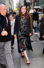 MEGAN BOONE Arrives at Today Show in New York 01/09/2019
