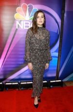 MEGAN BOONE at NBC New York Mid Season Press Junket in New York 01/24/2019