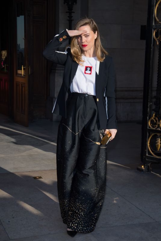 MELISSA GEORGE at Schiaparelli Haute Couture Fashion Show in Paris 01/21/2019