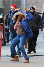 MELISSA MCCARTHY and TIFFANY HADDISH on the Set of The Kitchen in New York 01/10/2019