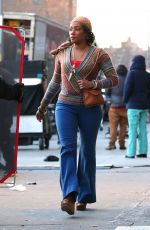 MELISSA MCCARTHY and TIFFANY HADDISH on the Set of The Kitchen in New York 01/10/2019