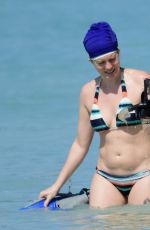 MEREDITH OSTROM in Bikini at a Beach in Barbados 01/15/2019