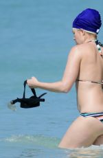 MEREDITH OSTROM in Bikini at a Beach in Barbados 01/15/2019