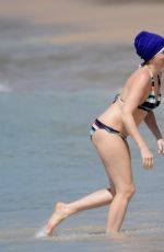 MEREDITH OSTROM in Bikini at a Beach in Barbados 01/15/2019
