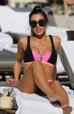 METISHA SCHAEFER in Bikini at a Beach in Miami 01/12/2019