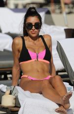 METISHA SCHAEFER in Bikini at a Beach in Miami 01/12/2019