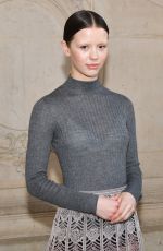 MIA GOTH at Christian Dior Show at Paris Fashion Week 01/21/2019