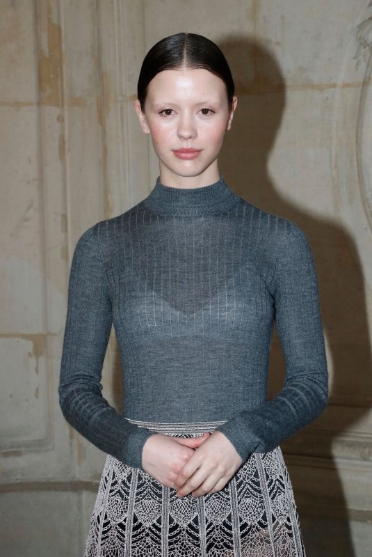 MIA GOTH at Christian Dior Show at Paris Fashion Week 01/21/2019