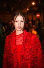 MIA GOTH at Valentino Fashion Show at PFW in Paris 01/23/2019