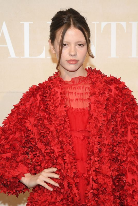 MIA GOTH at Valentino Fashion Show at PFW in Paris 01/23/2019