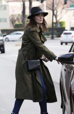 MICHELLE DOCKERY Leaves Sugar Fish in Beverly Hills 01/07/2019