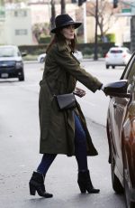 MICHELLE DOCKERY Leaves Sugar Fish in Beverly Hills 01/07/2019